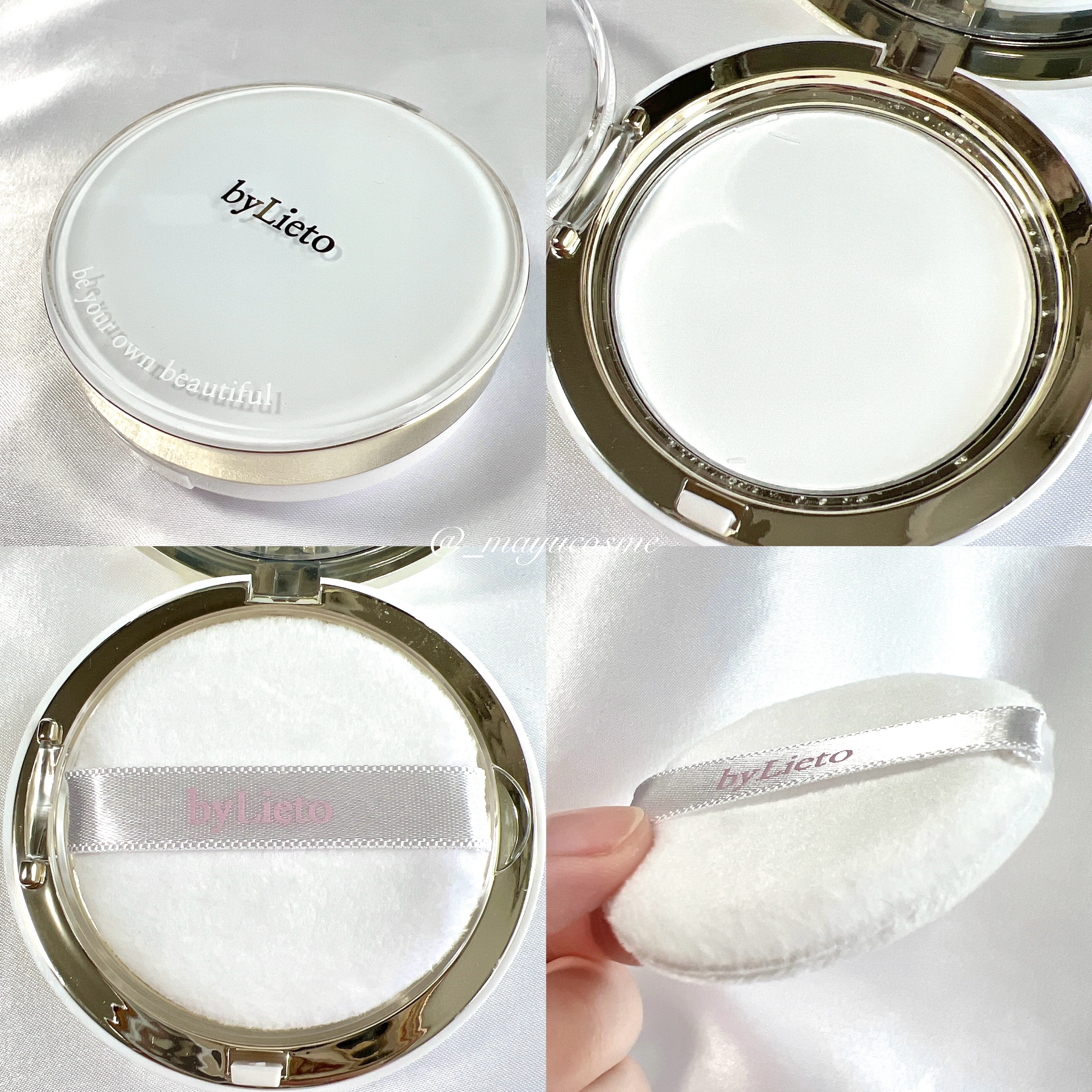 ハイドラセッティングパウダー/byLieto/プレストパウダーを使ったクチコミ（2枚目）