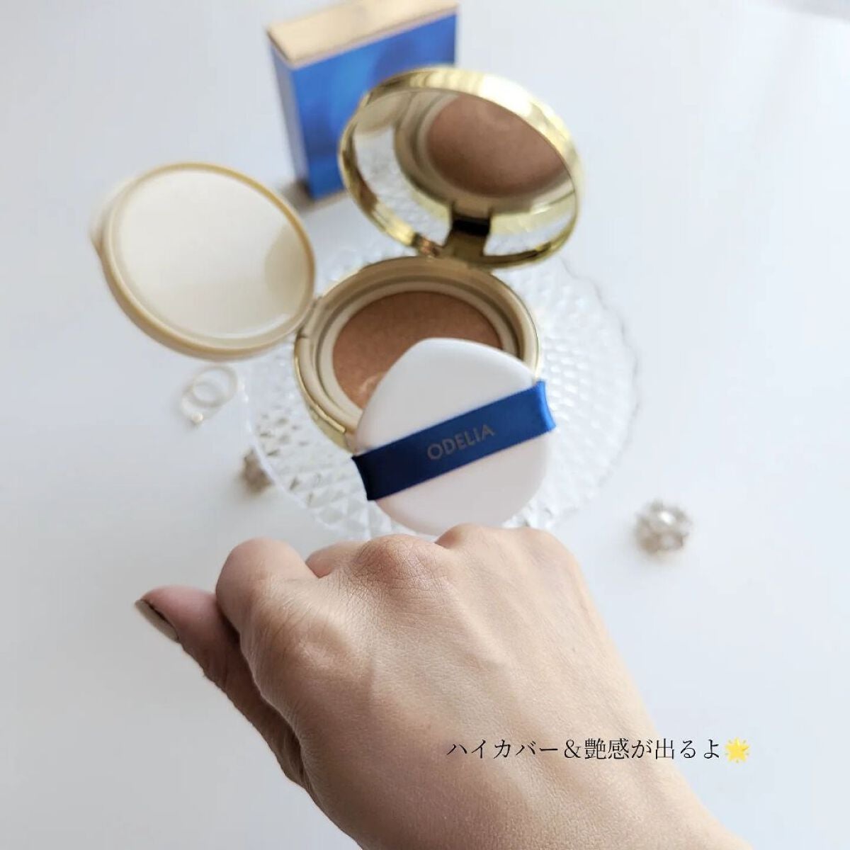 ルミナスフィット クッションファンデーション /ODELIA/クッションファンデーションを使ったクチコミ(6枚目)