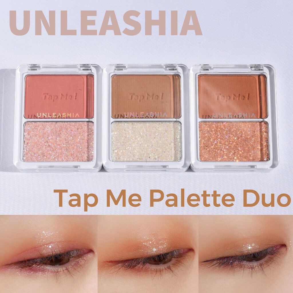 タップミー パレットデュオ No.3 ラバダブ/unleashia/アイシャドウパレットを使ったクチコミ（1枚目）