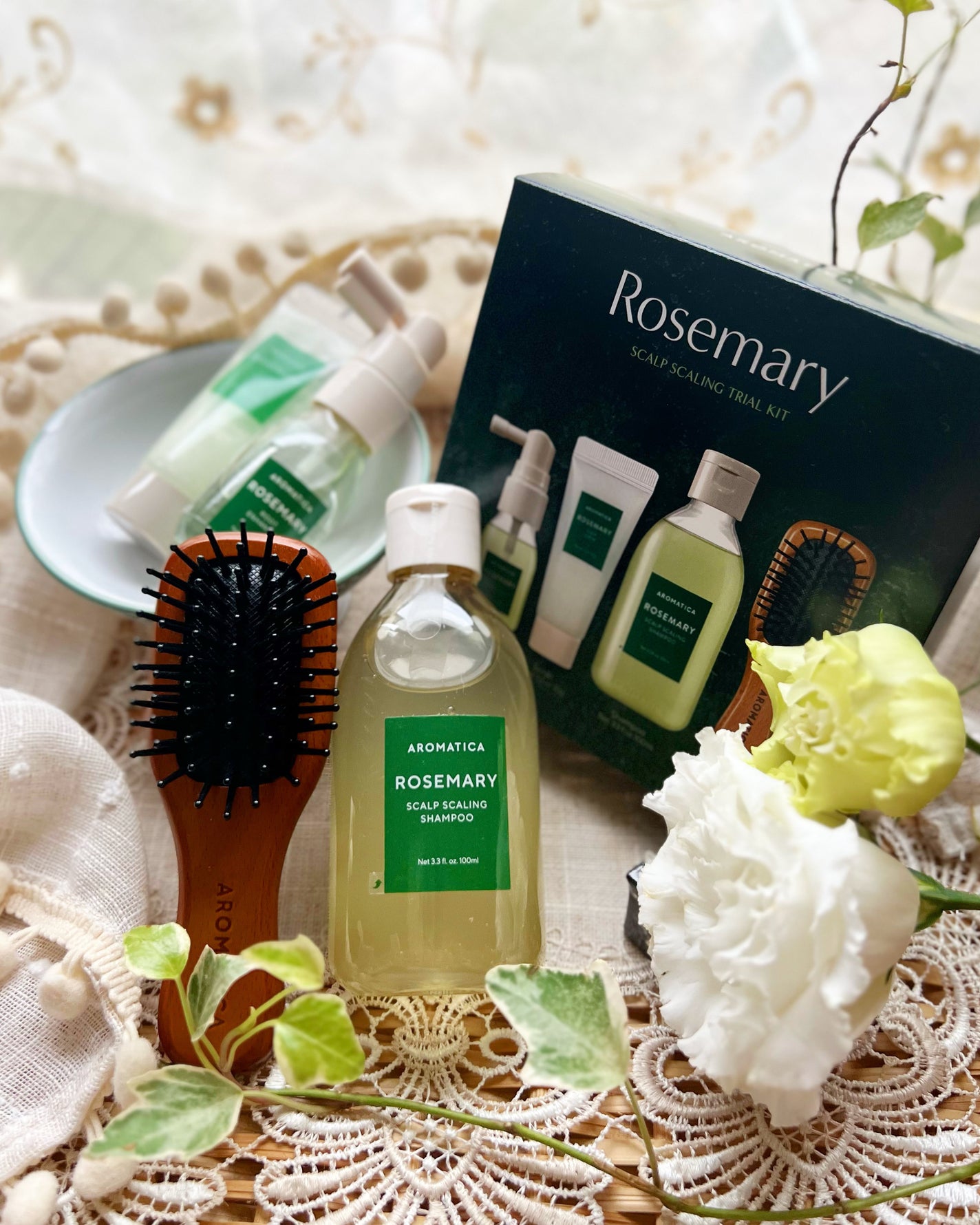 ローズマリー ヘア トライアルセット/AROMATICA/トライアルキットを使ったクチコミ(2枚目)