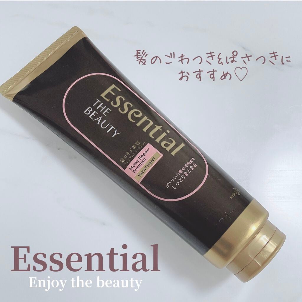 THE BEAUTY 髪のキメ美容プレミアムトリートメント<モイストリペアプレミアム>/エッセンシャル/洗い流すヘアトリートメントを使ったクチコミ(1枚目)
