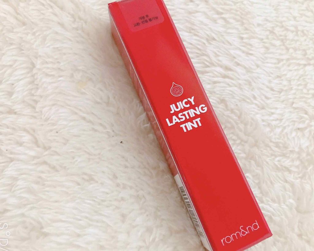 ジューシーラスティングティント/rom&nd/リップティントを使ったクチコミ(1枚目)