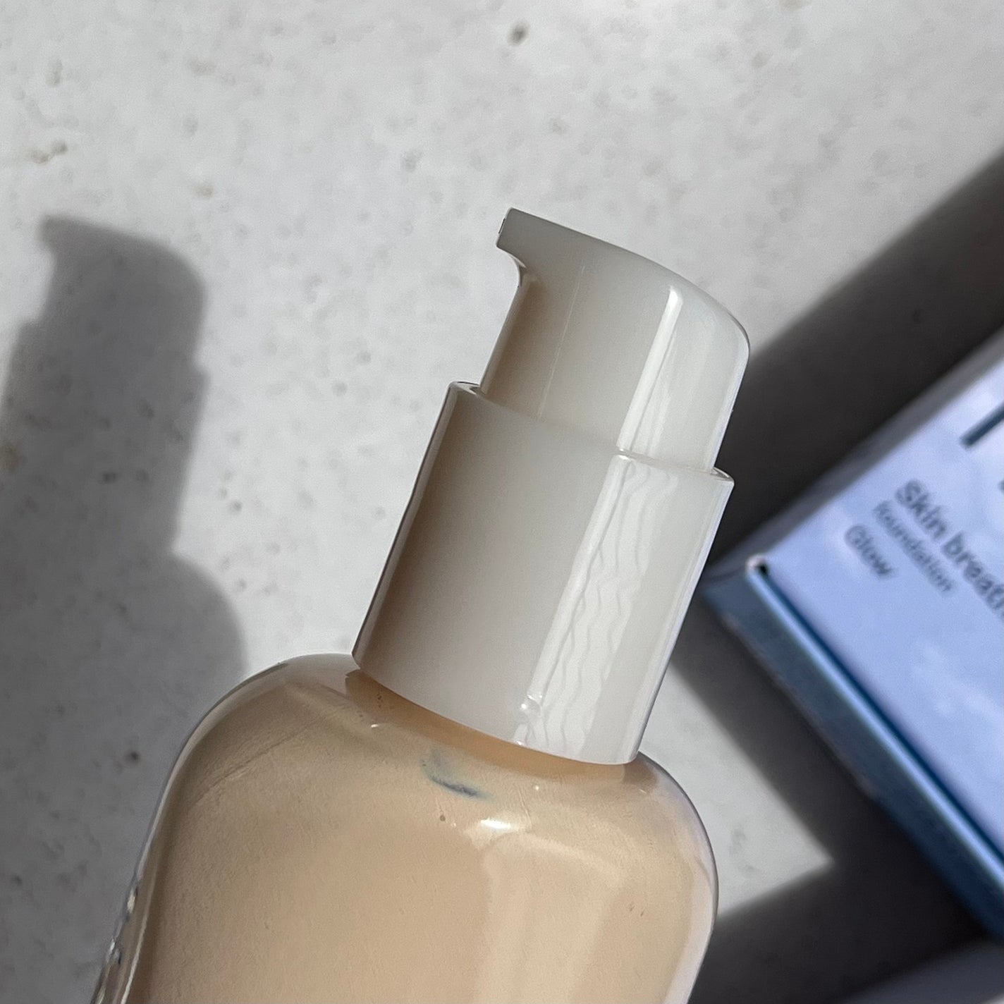 Skin breathing foundation Glow/Healus/リキッドファンデーションを使ったクチコミ(4枚目)