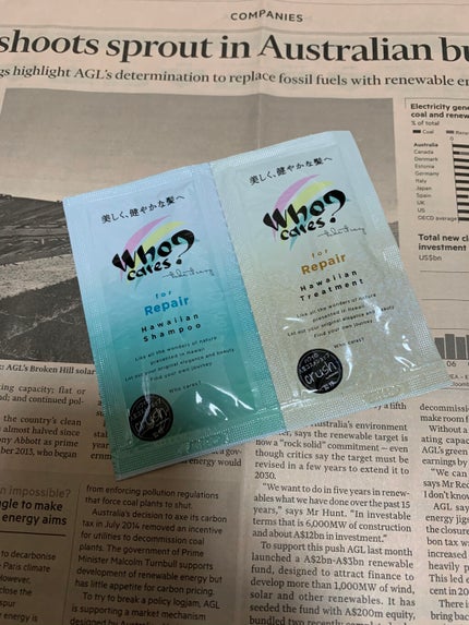 ハワイアンシャンプー&トリートメント <リペア>/who cares?/市販シャンプーを使ったクチコミ(1枚目)