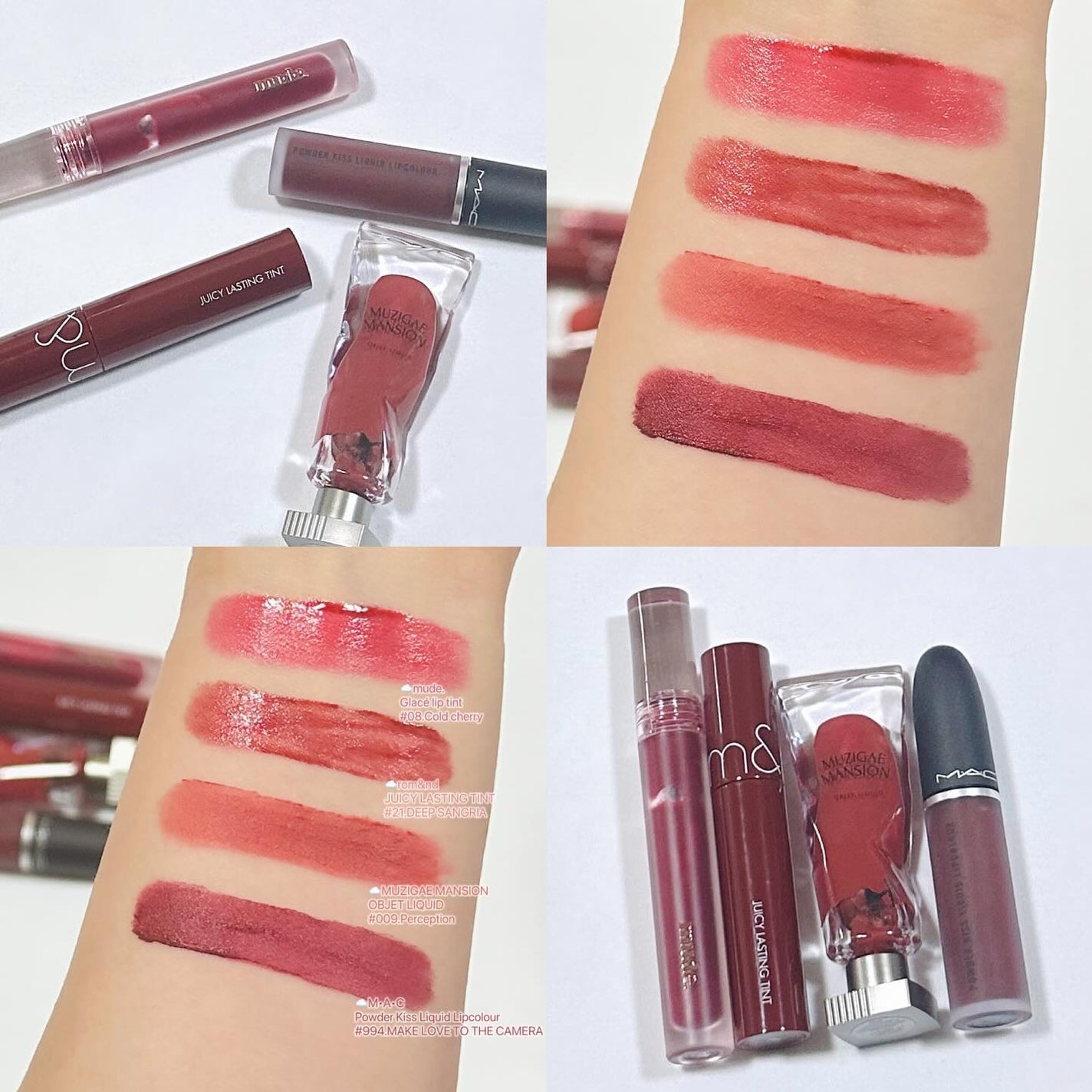 ジューシーラスティングティント/rom&nd/リップティントを使ったクチコミ(5枚目)