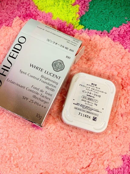 ホワイトルーセント ブライトニング スポットコントロール ファンデーション/SHISEIDO/パウダーファンデーションを使ったクチコミ(1枚目)