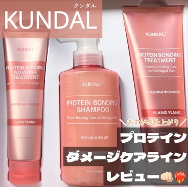 クンダル ダメージケア シャンプー/トリートメント/KUNDAL/シャンプー・コンディショナーを使ったクチコミ（1枚目）