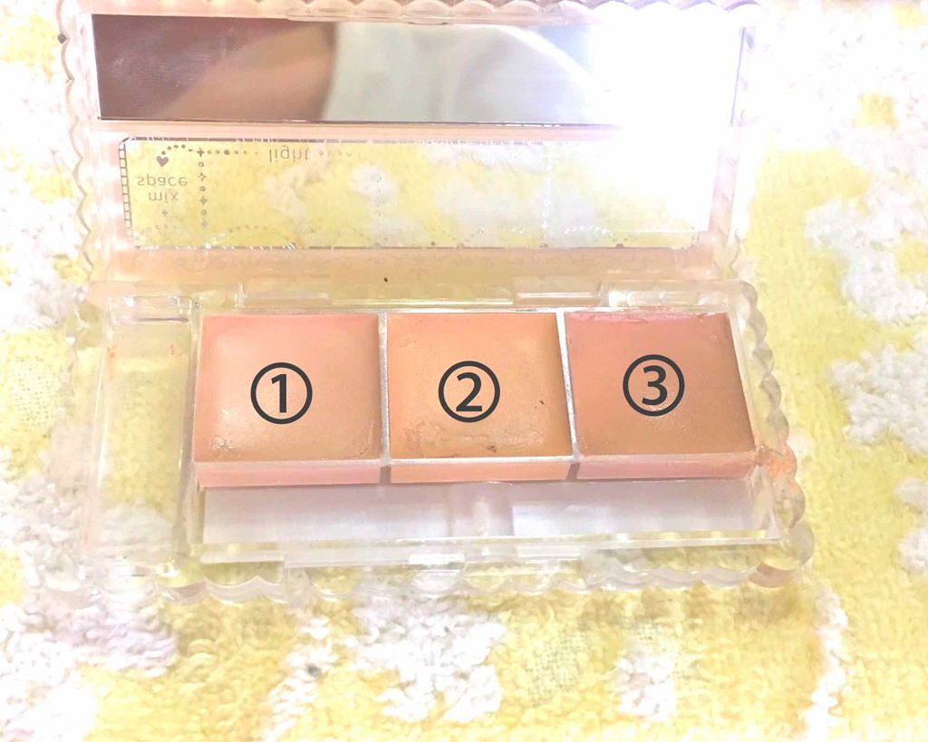 カラーミキシングコンシーラー/キャンメイク/パレットコンシーラーを使ったクチコミ(2枚目)