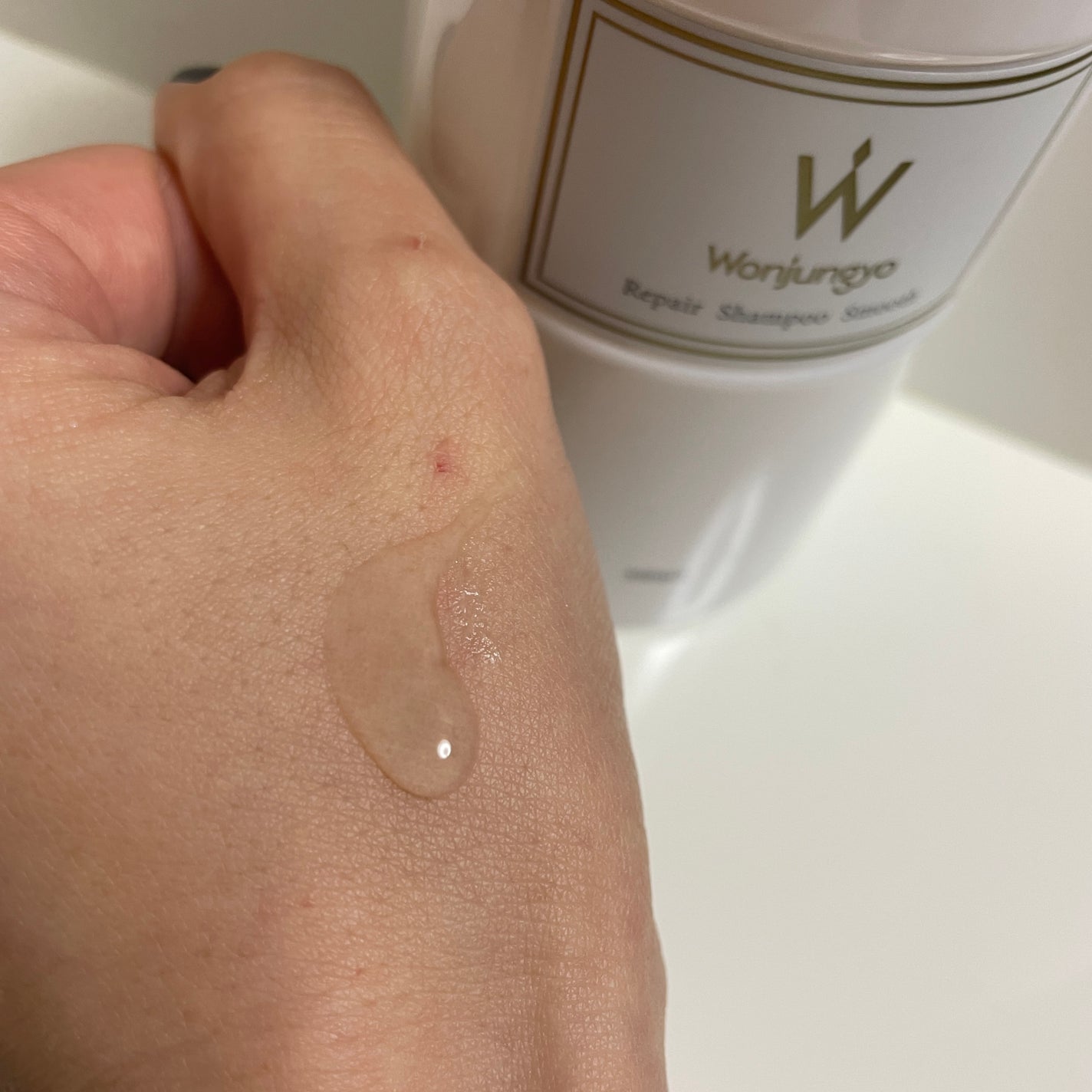ウォンジョンヨ リペアシャンプー スムース/リペアトリートメント スムース/Wonjungyo/市販シャンプーを使ったクチコミ(2枚目)