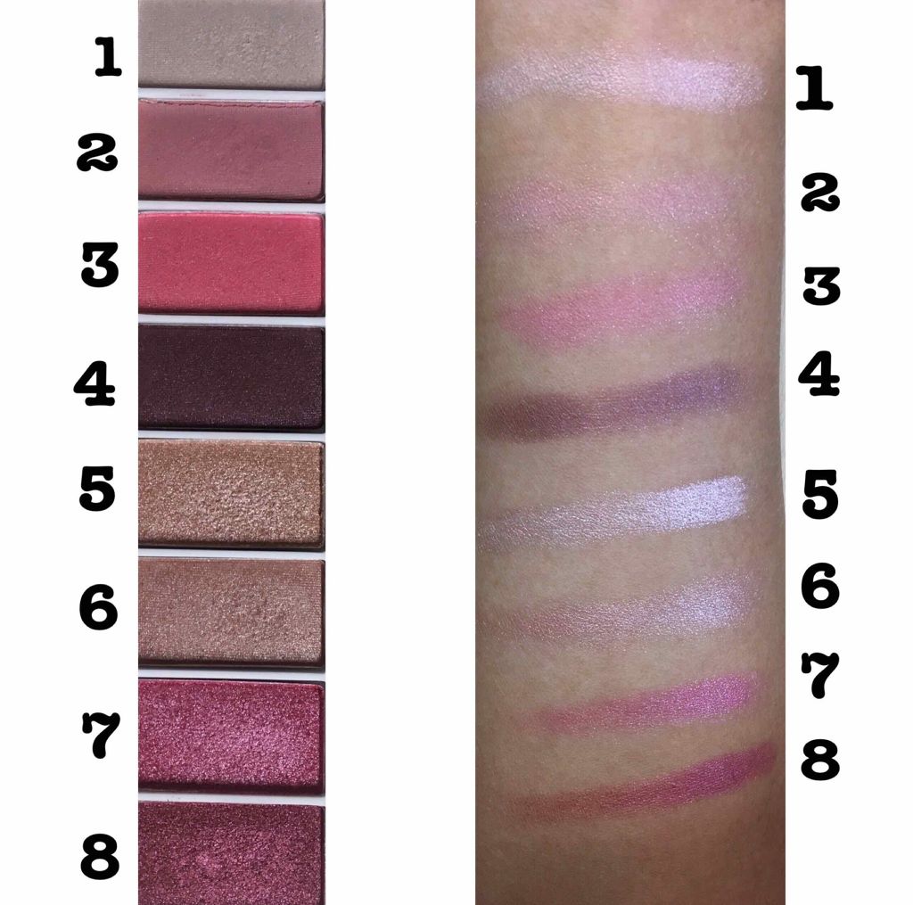 スイーツコレクション/マリブビューティー/アイシャドウパレットを使ったクチコミ(2枚目)