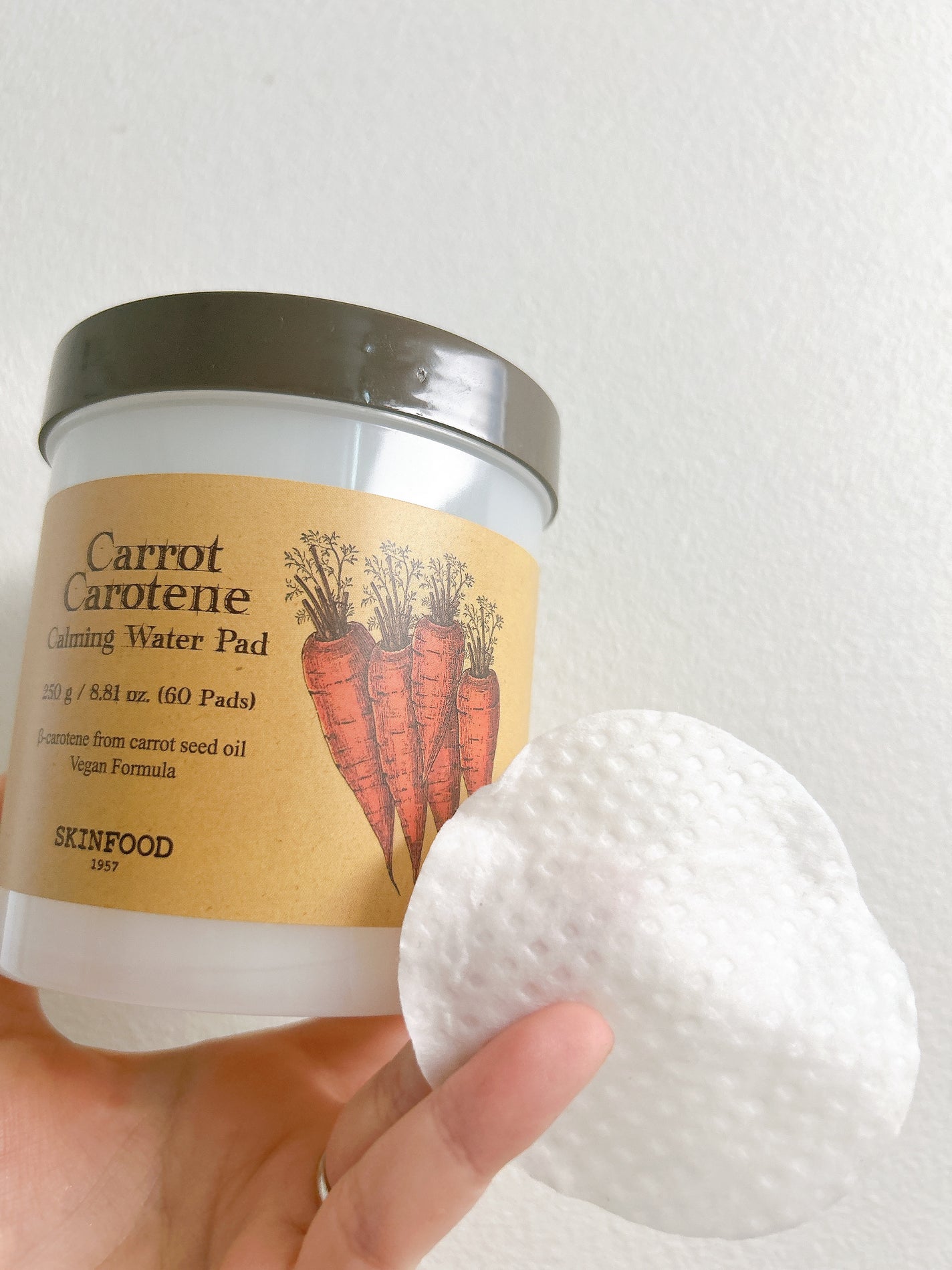 キャロットカロテン カーミングウォーターパッド/SKINFOOD/トナーパッドを使ったクチコミ(2枚目)