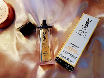 ピュアショット ナイト リチャージセラム/YVES SAINT LAURENT BEAUTE/美容液を使ったクチコミ(2枚目)