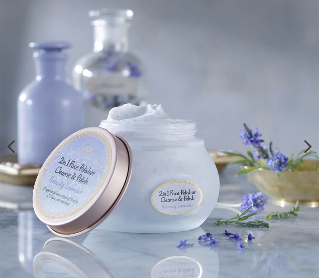 フェイスポリッシャー リラクシング(ラベンダー)/SABON/スクラブ・ゴマージュを使ったクチコミ（1枚目）