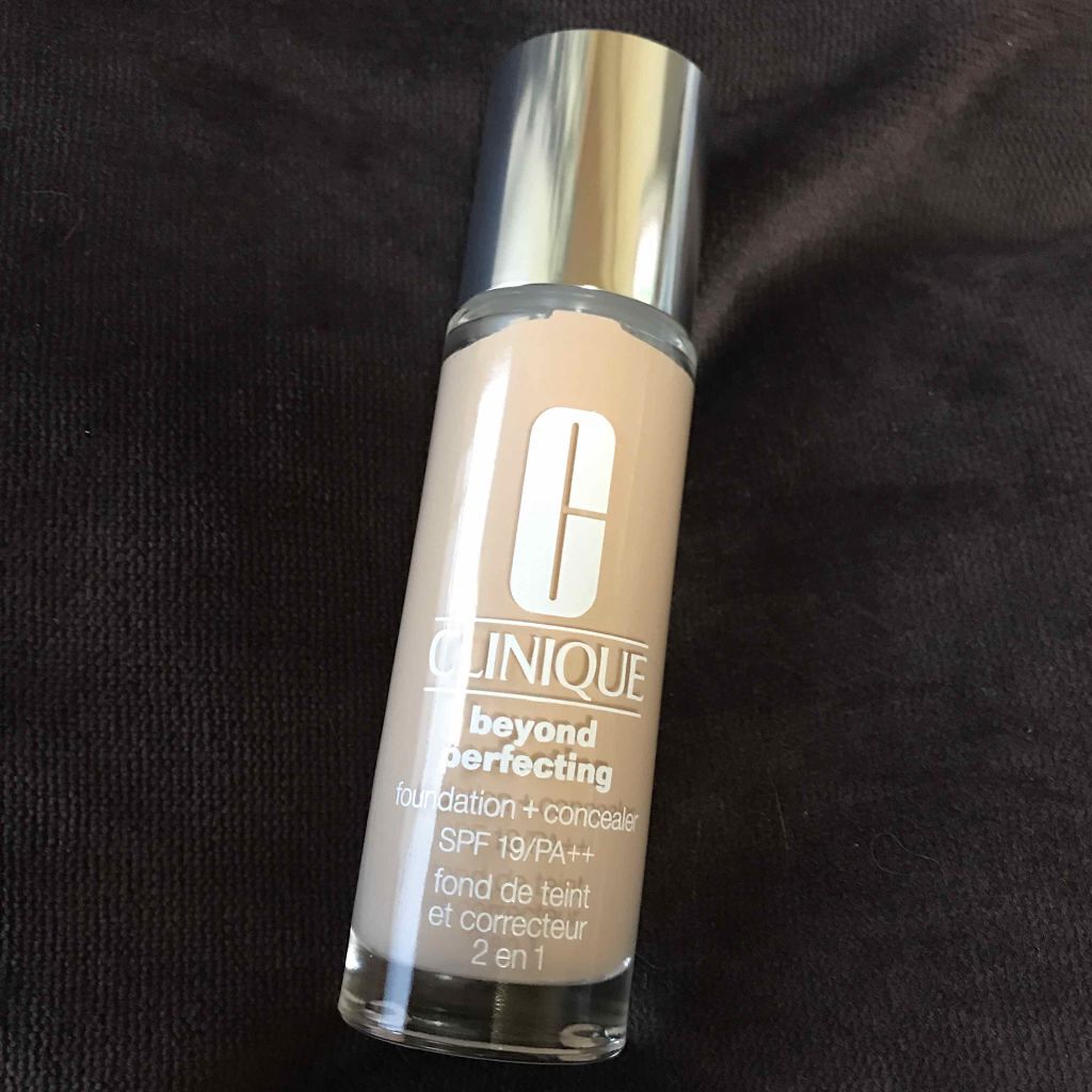 CLINIQUE ビヨンド パーフェクティング ファンデーション 19のクチコミ「ビヨンド パーフェクティングファンデーション19
お色は 64クリームベージュ(標準色)です。.....」（1枚目）