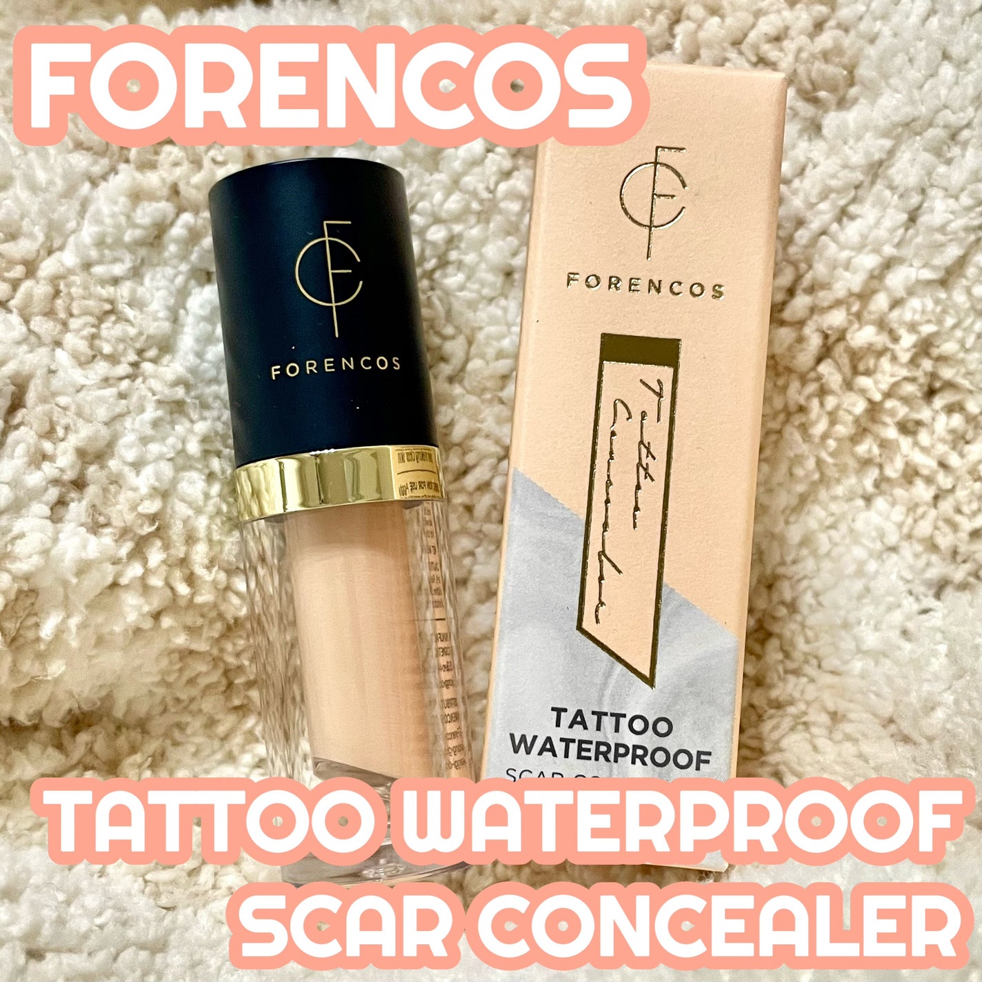 タトゥーウォータープルーフスカーコンシーラー/フォレンコス/リキッドコンシーラーを使ったクチコミ(1枚目)