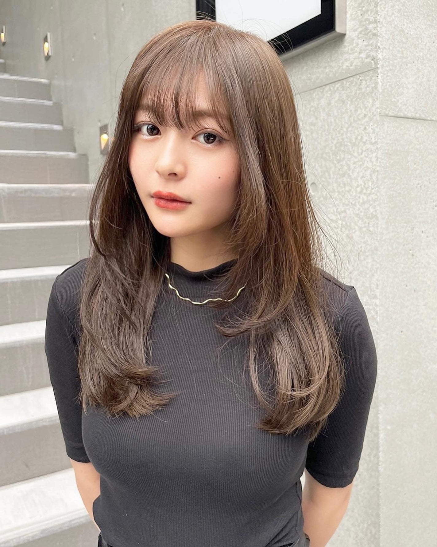 HARUNA on LIPS 「柔らかいレイヤースタイル🫶シンプルなヘアスタイルもレイヤーカッ..」(2枚目)