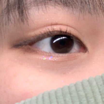 リキッド グリッター シャドウ/rom&nd/グリッターを使ったクチコミ(2枚目)