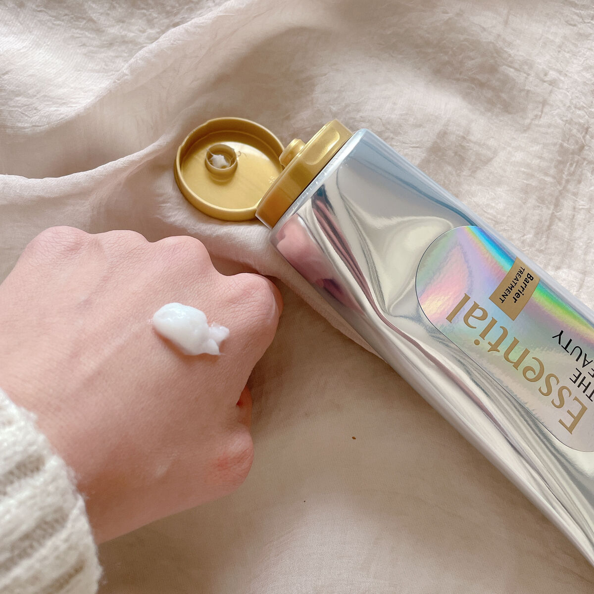 髪のキメ美容バリアトリートメント/エッセンシャル/洗い流すヘアトリートメントを使ったクチコミ（2枚目）