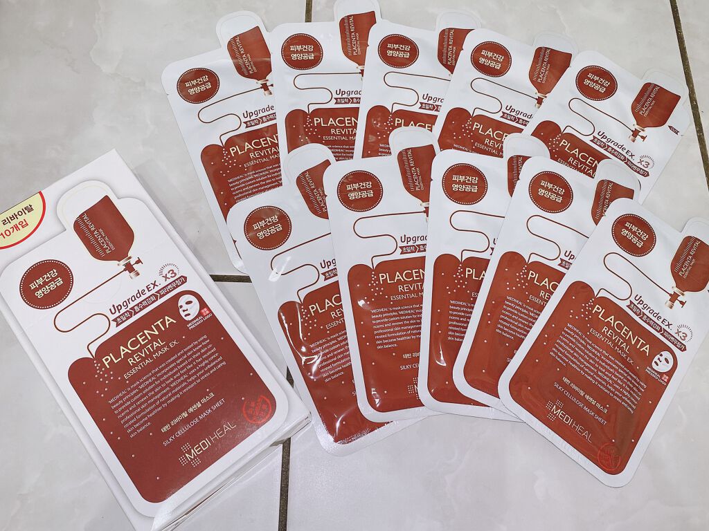 プラセンタ リバイタルエッセンシャルマスクEX/MEDIHEAL/シートマスク・パックを使ったクチコミ(1枚目)