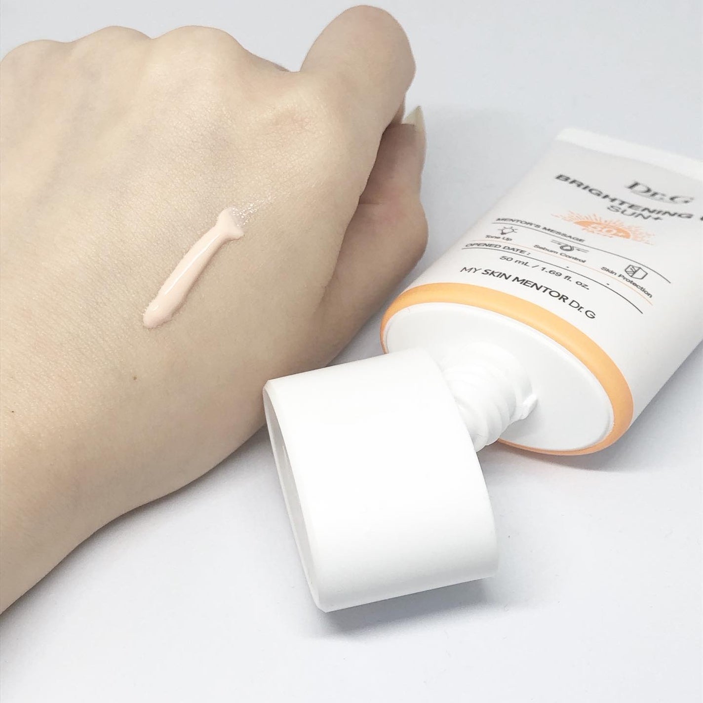 ブライトニングアップサンプラス/Dr.G/日焼け止めクリームを使ったクチコミ(2枚目)