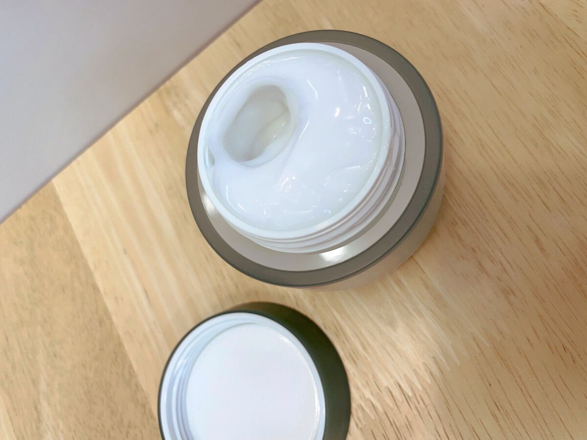 ピュアアルテミシア カーミングウォータークリーム/HANYUL(ハンユル)/フェイスクリームを使ったクチコミ（2枚目）