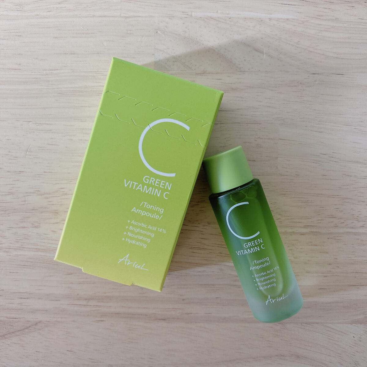アリウル グリーンビタミンC トーニングセラム(アンプル)/Ariul/美容液を使ったクチコミ（1枚目）