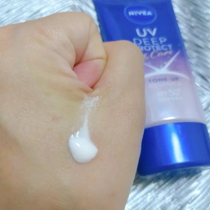 ニベアUV ディープ プロテクト&ケア トーンアップ エッセンス/ニベア/日焼け止めローションを使ったクチコミ(2枚目)