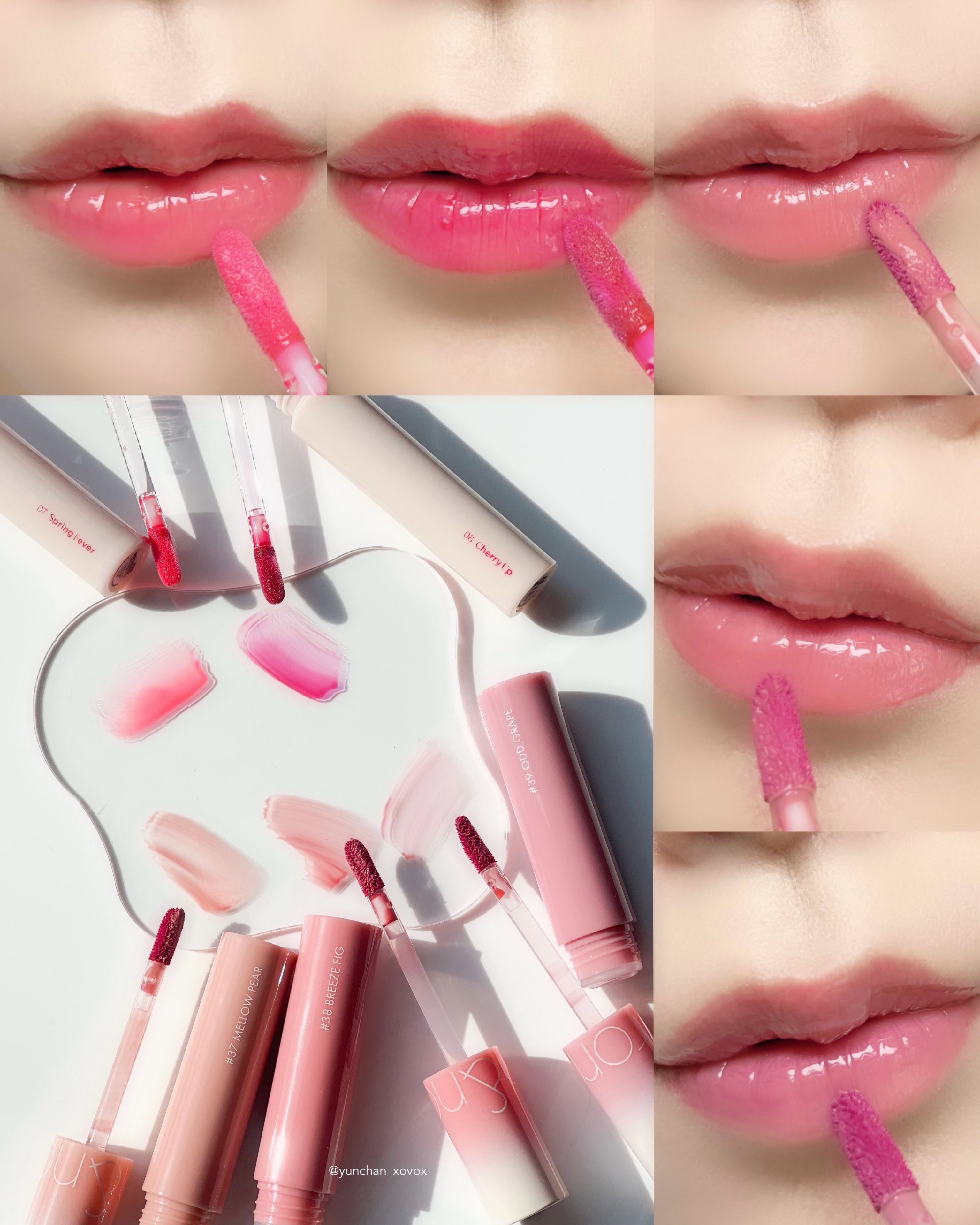 ジューシーラスティングティント/rom&nd/リップティントを使ったクチコミ（3枚目）