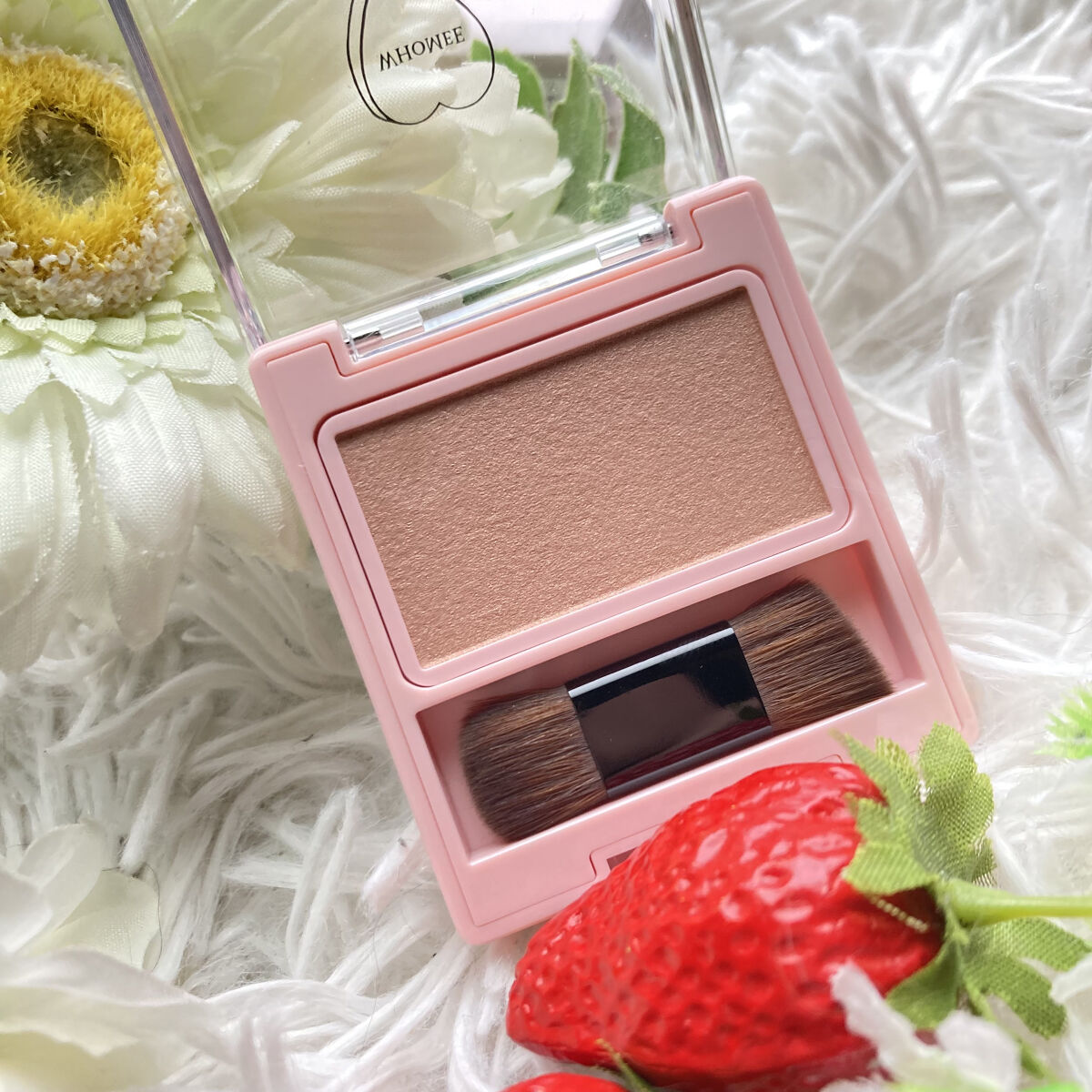 フーミー シングルブラッシュ/WHOMEE/パウダーチークを使ったクチコミ（2枚目）