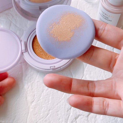 ユニコーン オーロラ光彩クッション/SELF BEAUTY/クッションファンデーションを使ったクチコミ(4枚目)