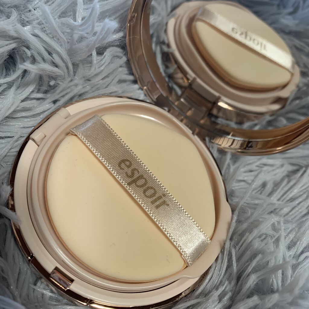 プロテーラービーグロウクッション(オールニュー)/espoir/クッションファンデーションを使ったクチコミ（2枚目）