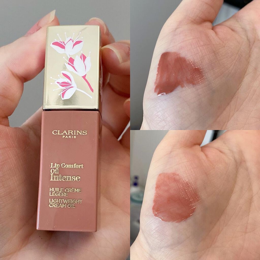 コンフォート リップオイル インテンス/CLARINS/リップグロスを使ったクチコミ（1枚目）
