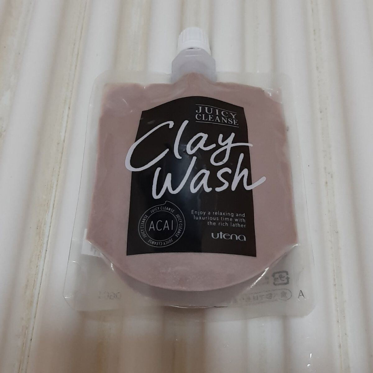 クレイウォッシュ アサイー/ジューシィクレンズ/洗顔フォームを使ったクチコミ(1枚目)
