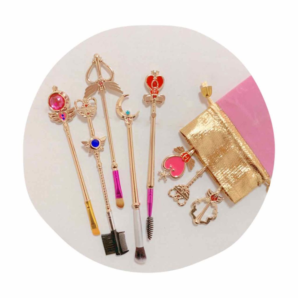 美少女戦士風メイクブラシ/メイクブラシを使ったクチコミ（3枚目）