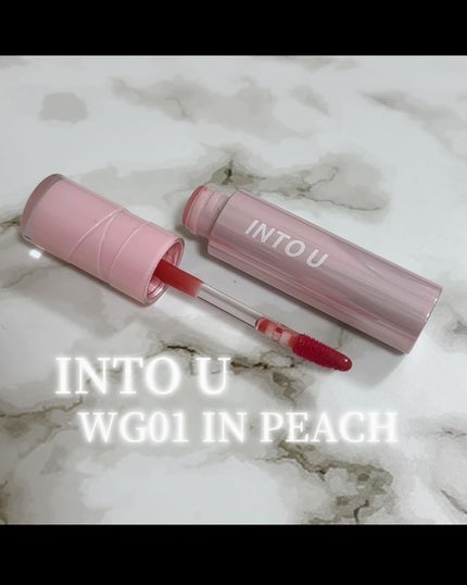 ジューシーパンピンググロス WG01 インピーチ(IN PEACH)/INTO U/リップグロスの画像