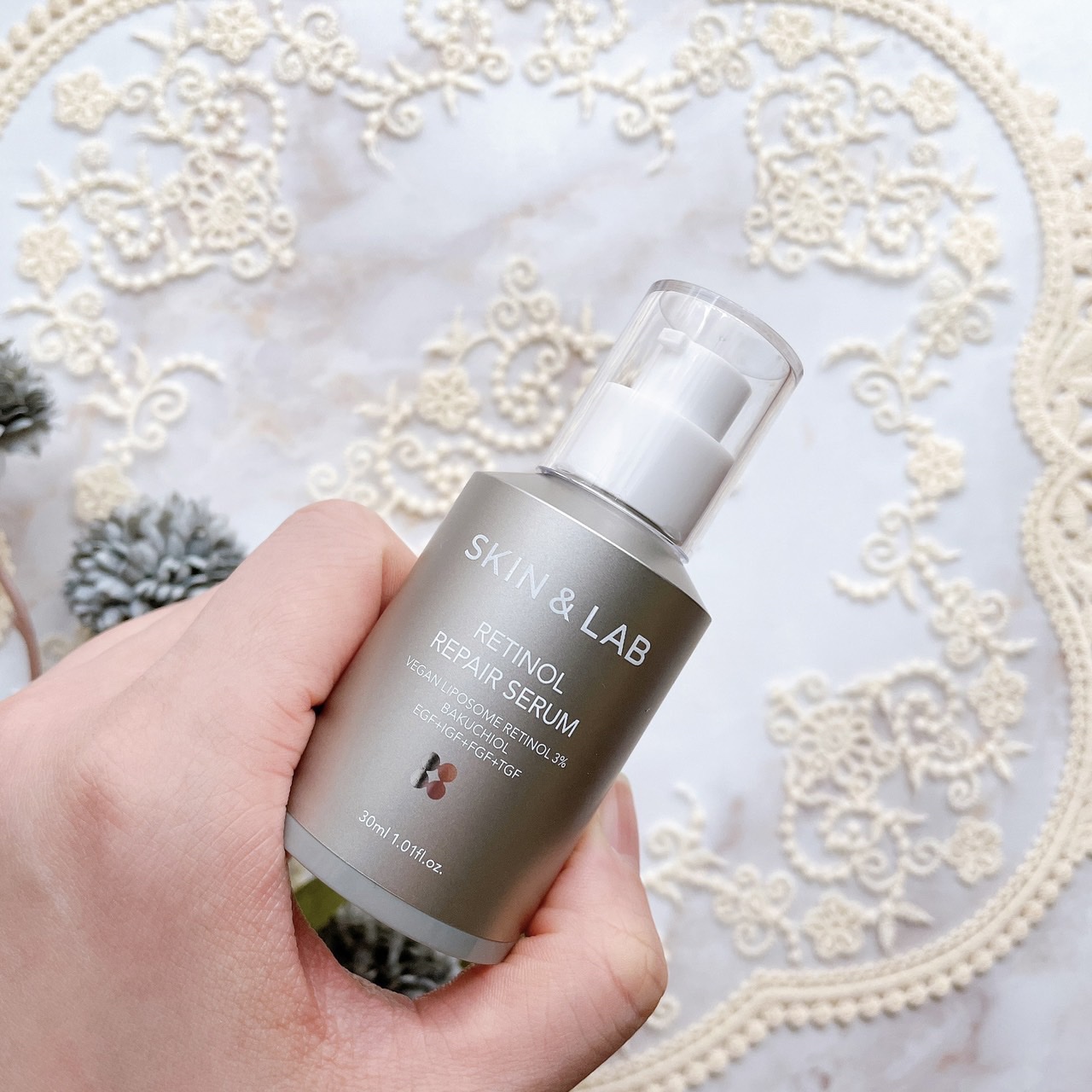 ヴィーガンリポソームレチノールセラム/SKIN&LAB/美容液を使ったクチコミ（2枚目）