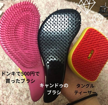 コンパクトスタイラー ミニーマウス／レッド/TANGLE TEEZER/ヘアブラシを使ったクチコミ（2枚目）