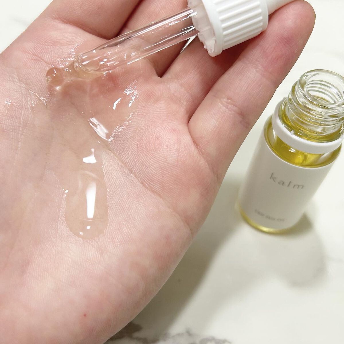 CBDスキンオイル/kalm/フェイスオイルを使ったクチコミ（2枚目）