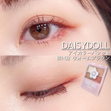 デイジードール アイカラー パレット BR-02 ウォームブラウン/DAISY DOLL by MARY QUANT/アイシャドウパレットを使ったクチコミ（1枚目）