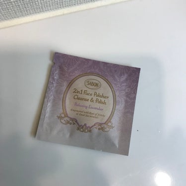 SABON
フェイスポリッシャー リラクシング
ラベンダー

試供品で頂いたのですが、香りが最高でした、、、、
購入検討したい🥺
スクラブも痛くなかった。なにより香りがリラックスできた
ラベンダーの香り