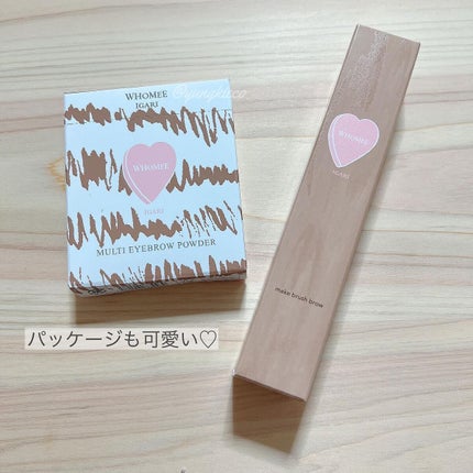 フーミー マルチアイブロウパウダー/WHOMEE/パウダーアイブロウを使ったクチコミ(4枚目)