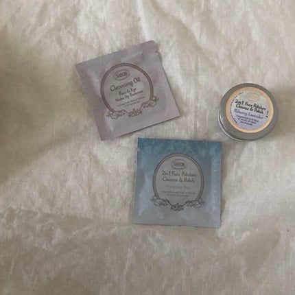 フェイスポリッシャー リラクシング(ラベンダー)/SABON/スクラブ・ゴマージュを使ったクチコミ(2枚目)