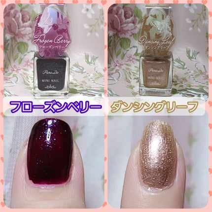 ミニネイル/パラドゥ/マニキュアを使ったクチコミ(2枚目)