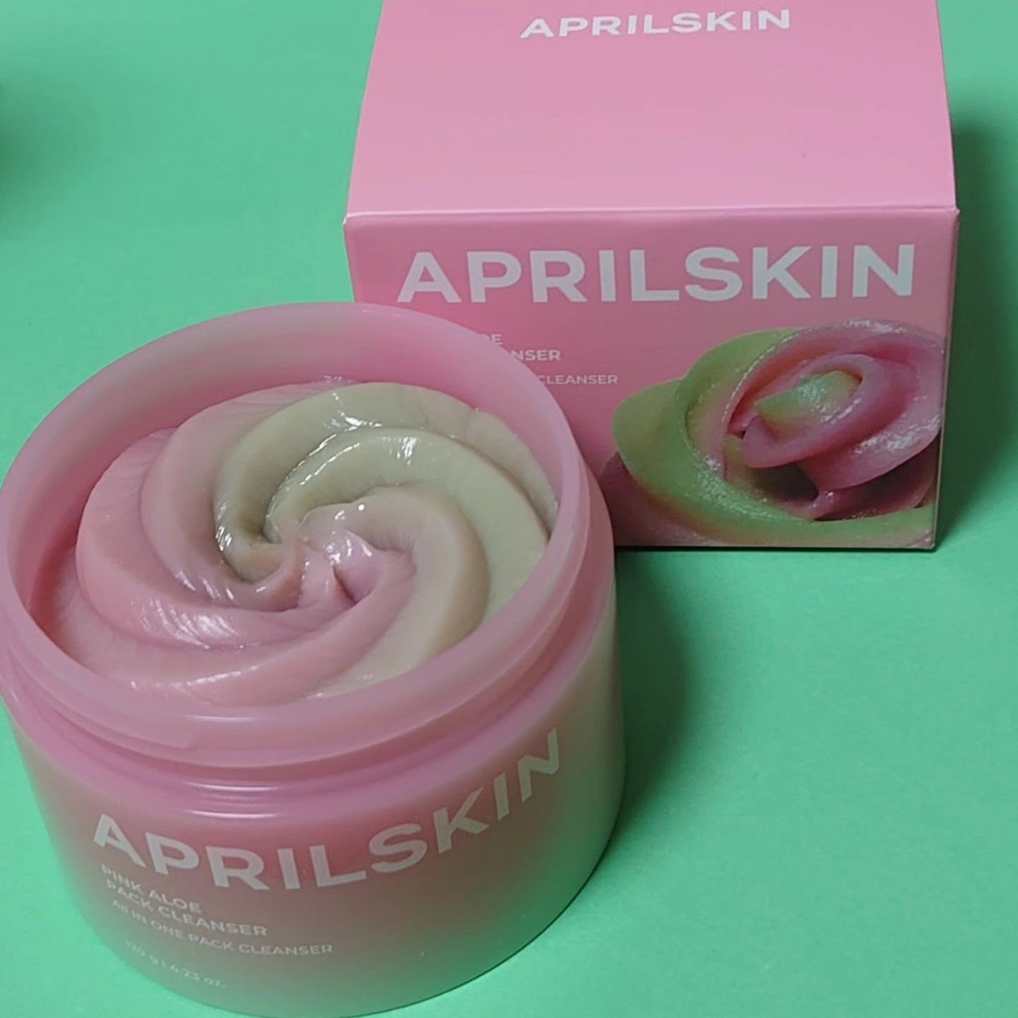 ピンクアロエメレンゲクレンザー/APRILSKIN/その他洗顔料を使ったクチコミ(1枚目)