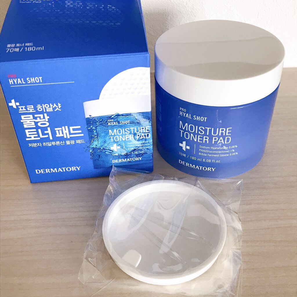 Dermatory プロヒアルショット水光肌トナーパッドのクチコミ「🌸DERMATORY MOISTURE TONER PAD


日本では、プロヒアルショット水.....」（2枚目）