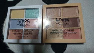 コンシール コレクト コントゥアー パレット/NYX Professional Makeup/パレットコンシーラーを使ったクチコミ（1枚目）