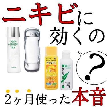 IPSA ザ・タイムR アクアのクチコミ「
ニキビにいいと聞く化粧水たち
2ヶ月(約2本)使ってみました！！！


✋私の肌
ニキビ(全.....」（1枚目）