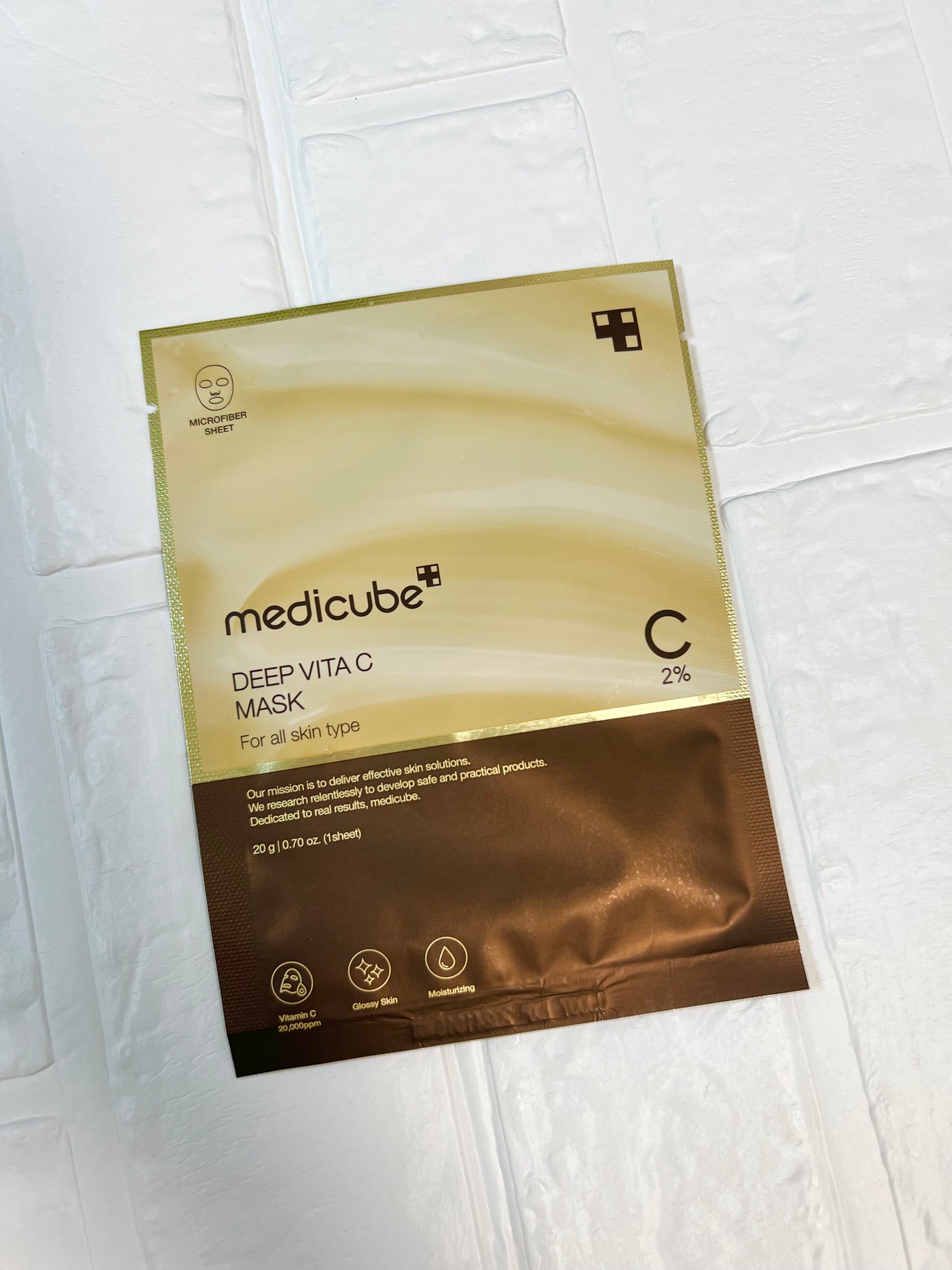 ディープビタ Cマスク/MEDICUBE/シートマスク・パックを使ったクチコミ(1枚目)