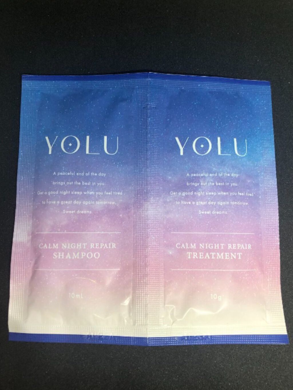 カームナイトリペアシャンプー/トリートメント/YOLU/市販シャンプーを使ったクチコミ(1枚目)