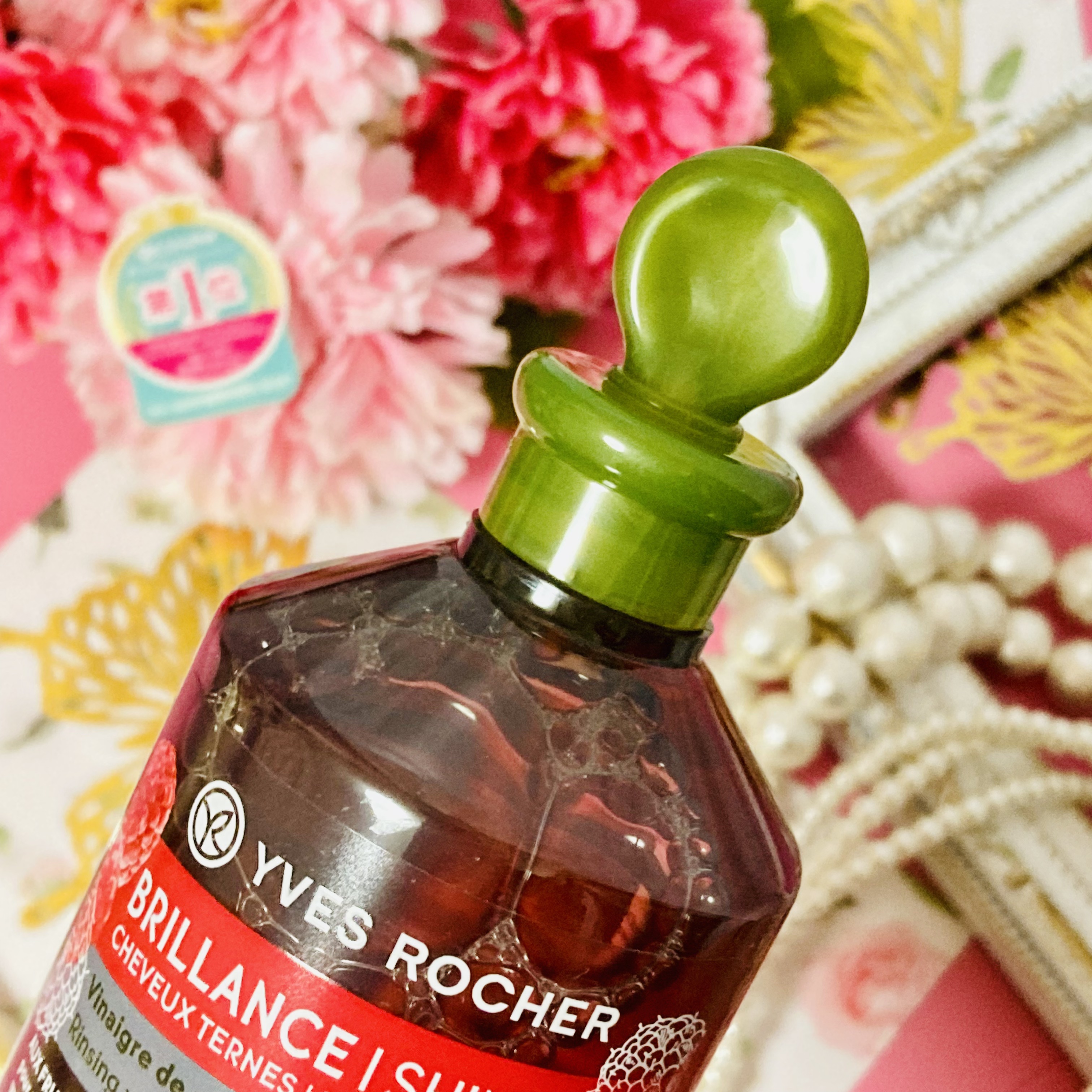 リンシングビネガー シルキーシャイン さらキララズベリー/イヴ・ロシェ/洗い流すヘアトリートメントを使ったクチコミ（3枚目）